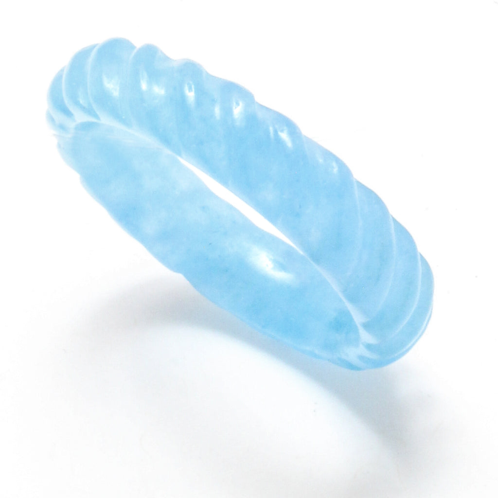 Carved Jade Band Ring