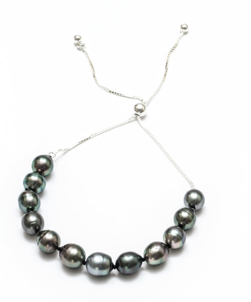 Adjustable 9MM Semi Baroque Adjustable Bracelet