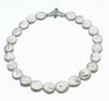 19mm Coin Pearl Collar Necklace