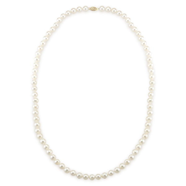 7-8MM Matinee Length Necklace