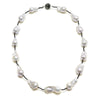 18", 24" or 34" 13-15MM Baroque Pearl & Spinel Or Ruby Station Necklace