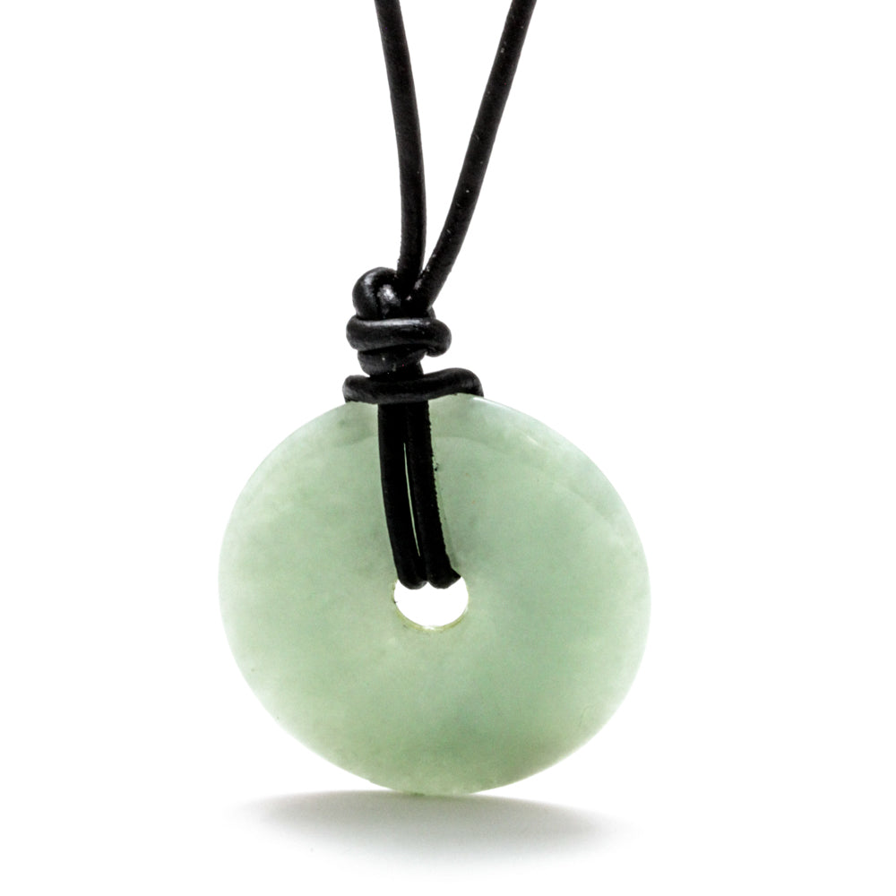 Burmese Jadeite Lucky Lifesaver Pendant