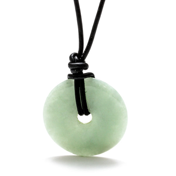 Burmese Jadeite Lucky Lifesaver Pendant