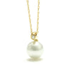 9mm Tahitian, White or Golden South Sea Pearl Pendant