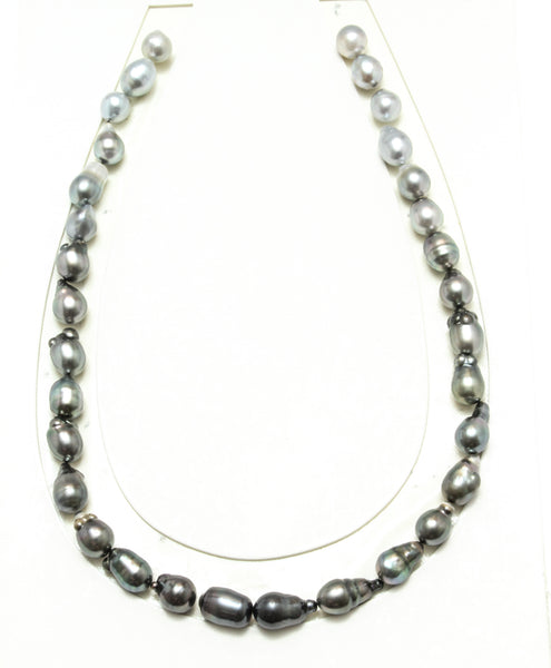 21" 11-12MM 'Ombre' Baroque Tahitian Pearl Necklace