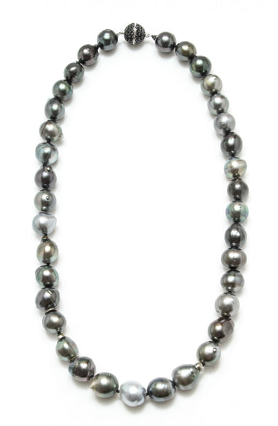 21" 12-13MM Baroque Tahitian Pearl 1/1 Necklace