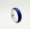 Beautiful Gemstone Band Silver Ring