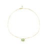 925 Gold plated Natural Jade Necklace