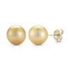 The Classic Golden South Sea Pearl Earrings