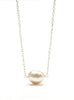 9-10MM Baroque Freshwater Floating Pearl Pendant (Esther's Necklace)