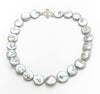 19mm Coin Pearl Collar Necklace