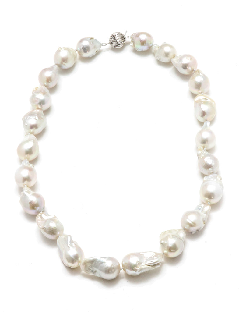 18", 20", 24" or 34" 12-13MM Baroque Pearl Necklace
