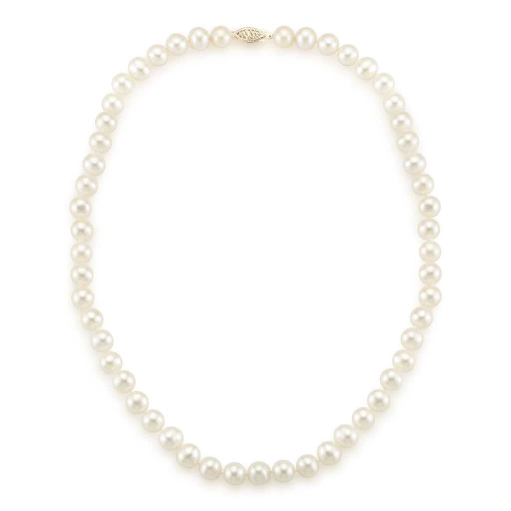 7-8 MM Princess Length Freshwater Pearl Necklace