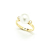 9mm Tahitian, White or Golden South Sea Pearl Ring